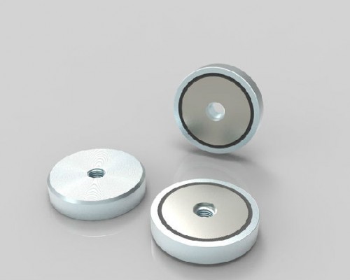 螺纹孔圆形强磁吸盘