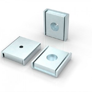 安装孔1” 强磁钢槽磁铁
